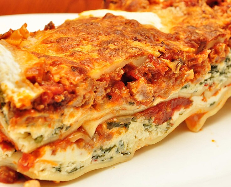 Meat lasagna